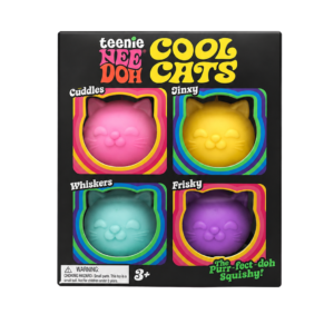 Teenie NeeDoh Cool Cats - Gatitos Squishy Antiestrés