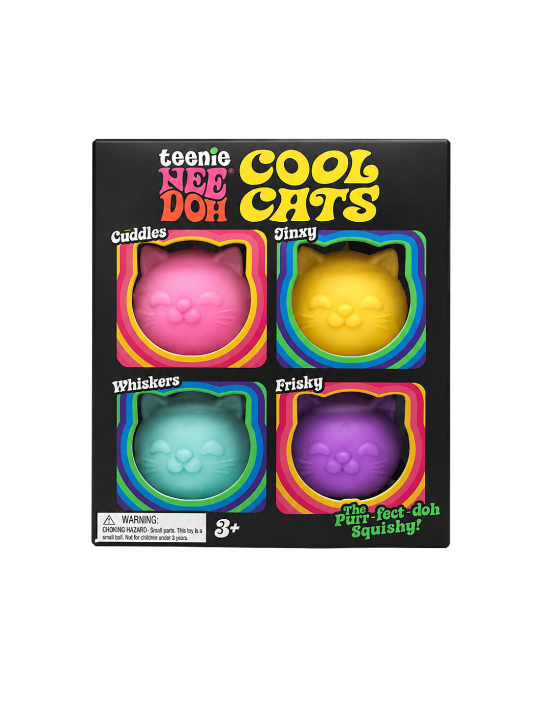 Teenie NeeDoh Cool Cats - Gatitos Squishy Antiestrés